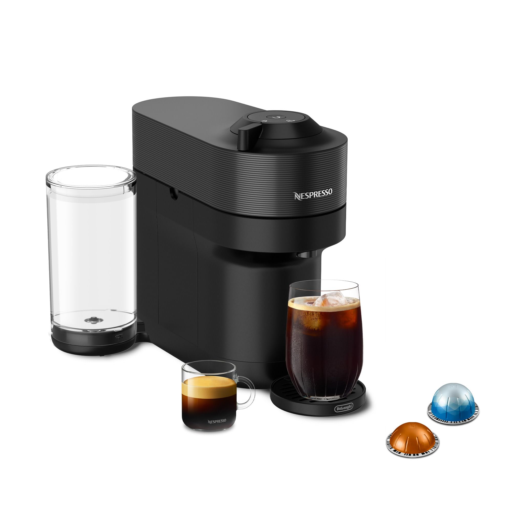 Nespresso Vertuo Pop+ Coffee and Espresso Maker by De'Longhi with Milk Frother, Candy Pink